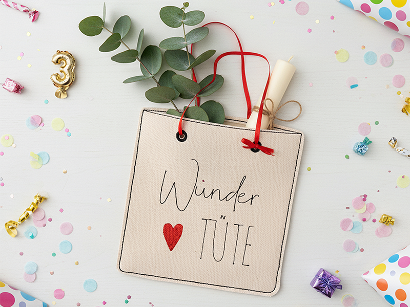 Wundertüte Wunscherfüller - ITH-Stickdatei